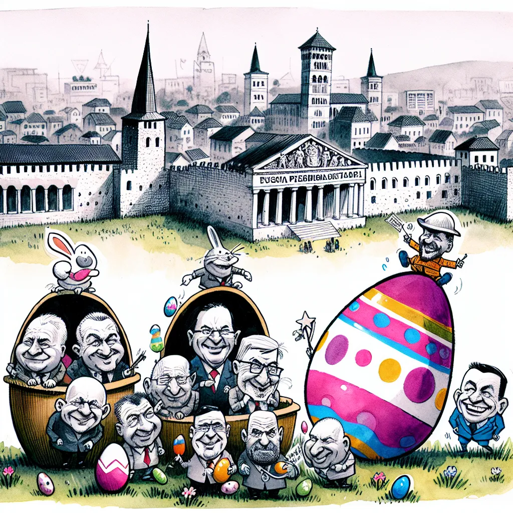 Uskrsna Potraga za Pisanicama: HDZ-ovci U Ruku S Dječjim Igračkama Dok Grad Propada!